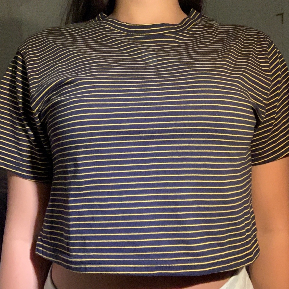 BASIC short sleeve crop top